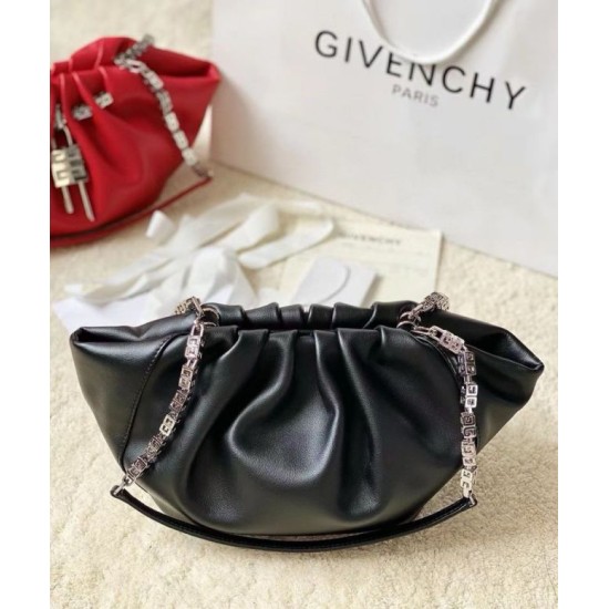Replica di lusso Borsa 1:1 Givenchy Piccolo Kenny Nera Imitazioni Cloni Borsa Replica Givenchy Piccolo Kenny Nera firmate