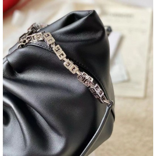 Replica di lusso Borsa 1:1 Givenchy Piccolo Kenny Nera Imitazioni Cloni Borsa Replica Givenchy Piccolo Kenny Nera firmate