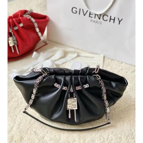Replica di lusso Borsa 1:1 Givenchy Piccolo Kenny Nera Imitazioni Cloni Borsa Replica Givenchy Piccolo Kenny Nera firmate