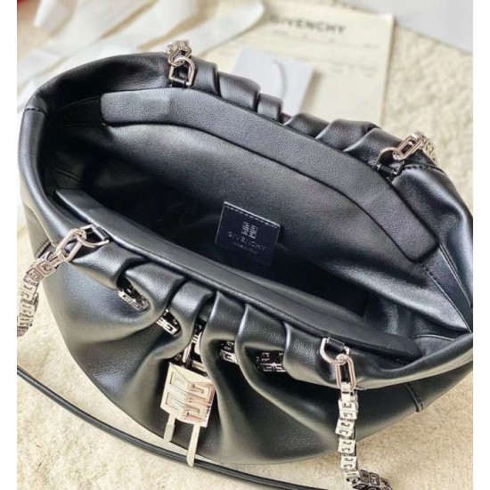 Replica di lusso Borsa 1:1 Givenchy Piccolo Kenny Nera Imitazioni Cloni Borsa Replica Givenchy Piccolo Kenny Nera firmate
