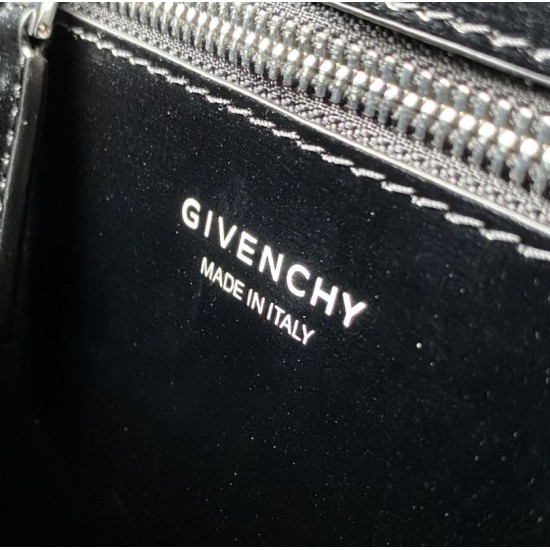 Replica di lusso Borsa Givenchy Mini Antigona Lock 4g nera Imitazioni Cloni Borsa Givenchy Mini Antigona Lock 4g nera firmate