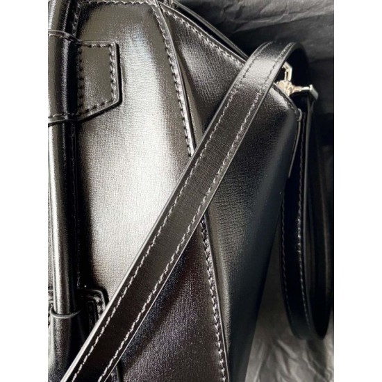 Replica di lusso Borsa Givenchy Mini Antigona Lock 4g nera Imitazioni Cloni Borsa Givenchy Mini Antigona Lock 4g nera firmate