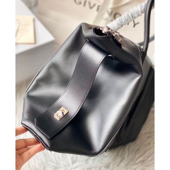 Replica di lusso Borsa Givenchy Antigona media con chiusura morbida Nero Imitazioni Cloni Borsa Givenchy Antigona media con chiusura morbida Nero firmate