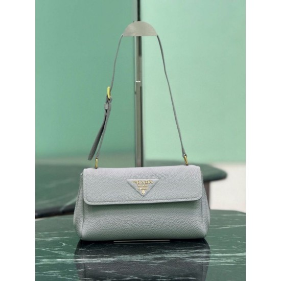 Replica di lusso Borsa a tracolla Prada con patta 1BN022 Nero Imitazioni Cloni Borsa a tracolla Prada con patta 1BN022 Nero firmate