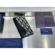 Cloni Portafoglio lungo verticale Dior Saddle Dior Oblique jacquard nero firmate