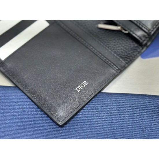 Replica di lusso Borse Dettagli perfetti Portafoglio verticale lungo da uomo Dior Saddle jacquard obliquo nero Imitazioni Replica Borse Dettagli perfetti Portafoglio verticale lungo da uomo Dior Saddle jacquard obliquo nero firmate