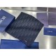 Cloni Portafoglio Dior lungo a due ante Dior Oblique Jacquard nero firmate