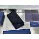 Cloni Portafoglio Dior lungo a due ante Dior Oblique Jacquard nero firmate