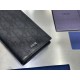 Replica di lusso Portafoglio lungo Dior a due ante Dior Oblique Galaxy nero Imitazioni Cloni Portafoglio lungo Dior a due ante Dior Oblique Galaxy nero firmate