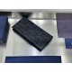 Replica di lusso Portafoglio lungo verticale da uomo Dior con motivo a diamante CD Imitazioni Cloni Portafoglio lungo verticale da uomo Dior con motivo a diamante CD firmate