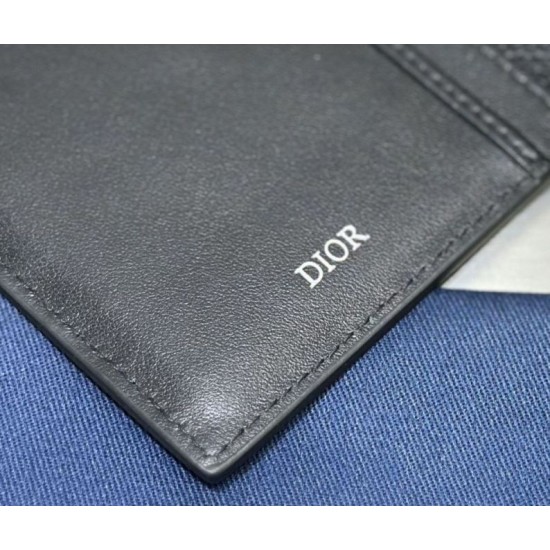 Replica di lusso Portafoglio lungo verticale da uomo Dior con motivo a diamante CD Imitazioni Cloni Portafoglio lungo verticale da uomo Dior con motivo a diamante CD firmate