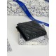 Replica di lusso Borse Portacarte Lady Dior con patta e l'iconica impuntura Cannage Nero Imitazioni Replica Borse Portacarte Lady Dior con patta e l'iconica impuntura Cannage Nero firmate