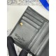 Replica di lusso Borse Portacarte Lady Dior con patta e l'iconica impuntura Cannage Nero Imitazioni Replica Borse Portacarte Lady Dior con patta e l'iconica impuntura Cannage Nero firmate