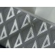 Cloni Alta gamma replica Portafoglio lungo con cerniera Dior in tela rivestita di diamanti grigio firmate