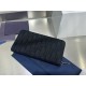 Replica di lusso Pari Dettagli perfetti Portafoglio lungo con cerniera Dior jacquard obliquo nero Imitazioni Cloni Pari replica Dettagli perfetti Portafoglio lungo con cerniera Dior jacquard obliquo nero firmate