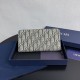 Replica di lusso di alta qualità Portafoglio lungo con zip Dior Saddle tela jacquard Oblique Imitazioni Cloni di alta qualità Portafoglio lungo con zip Dior Saddle tela jacquard Oblique firmate