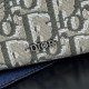 Replica di lusso di alta qualità Portafoglio lungo con zip Dior Saddle tela jacquard Oblique Imitazioni Cloni di alta qualità Portafoglio lungo con zip Dior Saddle tela jacquard Oblique firmate