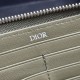 Replica di lusso di alta qualità Portafoglio lungo con zip Dior Saddle tela jacquard Oblique Imitazioni Cloni di alta qualità Portafoglio lungo con zip Dior Saddle tela jacquard Oblique firmate