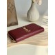 Replica di lusso Pari Portafoglio YSL Saint Laurent Monogram Continental con cerniera Maroon Imitazioni Cloni Pari replica Portafoglio YSL Saint Laurent Monogram Continental con cerniera Maroon firmate