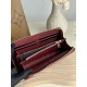 Replica di lusso Pari Portafoglio YSL Saint Laurent Monogram Continental con cerniera Maroon Imitazioni Cloni Pari replica Portafoglio YSL Saint Laurent Monogram Continental con cerniera Maroon firmate
