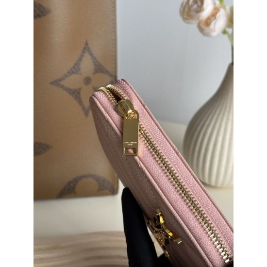 Replica di lusso Qualità da grande Portafoglio YSL Saint Laurent Monogram Continental con cerniera Rosa Imitazioni Cloni Qualità da grande replica Portafoglio YSL Saint Laurent Monogram Continental con cerniera Rosa firmate