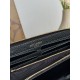 Replica di lusso Qualità da grande Portafoglio YSL Saint Laurent Monogram Continental con cerniera Nero Oro Imitazioni Cloni Qualità da grande replica Portafoglio YSL Saint Laurent Monogram Continental con cerniera Nero Oro firmate