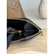 Replica di lusso Qualità da grande Portafoglio YSL Saint Laurent Monogram Continental con cerniera Nero Oro Imitazioni Cloni Qualità da grande replica Portafoglio YSL Saint Laurent Monogram Continental con cerniera Nero Oro firmate