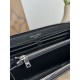 Replica di lusso Pari Dettagli perfetti Portafoglio YSL Saint Laurent Monogram Continental con cerniera Nero Argento Imitazioni Cloni Pari replica Dettagli perfetti Portafoglio YSL Saint Laurent Monogram Continental con cerniera Nero Argento firmate