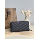 Replica di lusso Pari Portafoglio YSL Saint Laurent Monogram Continental con cerniera Nero Imitazioni Cloni Pari replica Portafoglio YSL Saint Laurent Monogram Continental con cerniera Nero firmate