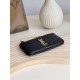 Replica di lusso Dettagli perfetti Porta carte con cerniera YSL Saint Laurent Cassandre Matelassé Fragments Nero Oro Imitazioni Cloni Dettagli perfetti Porta carte con cerniera YSL Saint Laurent Cassandre Matelassé Fragments Nero Oro firmate