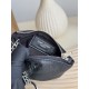 Cloni Pari replica Porta carte con cerniera YSL Saint Laurent Cassandre Matelassé Fragments Nero Argento firmate