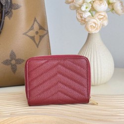Replica di lusso Alta gamma Portafoglio compatto YSL Saint Laurent Cassandre Matelassé Rosso Imitazioni Cloni Alta gamma replica Portafoglio compatto YSL Saint Laurent Cassandre Matelassé Rosso firmate