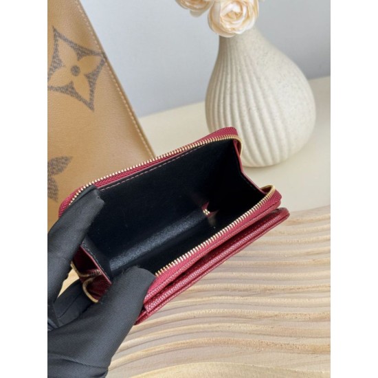 Replica di lusso Alta gamma Portafoglio compatto YSL Saint Laurent Cassandre Matelassé Rosso Imitazioni Cloni Alta gamma replica Portafoglio compatto YSL Saint Laurent Cassandre Matelassé Rosso firmate