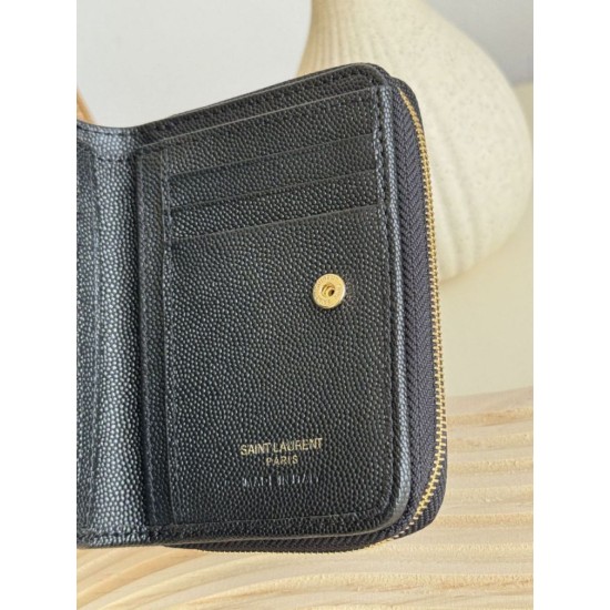 Replica di lusso Borse Dettagli perfetti Portafoglio compatto YSL Saint Laurent Cassandre Matelassé Nero Imitazioni Replica Borse Dettagli perfetti Portafoglio compatto YSL Saint Laurent Cassandre Matelassé Nero firmate