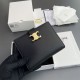 Replica di lusso Alta gamma Portafoglio Celine con tracolla media Nino Nero Imitazioni Cloni Alta gamma replica Portafoglio Celine con tracolla media Nino Nero firmate