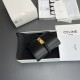 Replica di lusso Portafoglio piccolo a tre ante CELINE 16 in pelle di vitello satinata Nero Imitazioni Cloni Portafoglio piccolo a tre ante CELINE 16 in pelle di vitello satinata Nero firmate