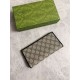 Replica di lusso Borse Portafoglio continentale Gucci con emblema GG 821802 Nero Imitazioni Replica Borse Portafoglio continentale Gucci con emblema GG 821802 Nero firmate