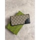 Replica di lusso Borse Portafoglio continentale Gucci con emblema GG 821802 Nero Imitazioni Replica Borse Portafoglio continentale Gucci con emblema GG 821802 Nero firmate