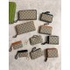 Replica di lusso Dettagli perfetti Portafoglio Gucci GG Supreme con cerniera 821803 Marrone Imitazioni Cloni Dettagli perfetti Portafoglio Gucci GG Supreme con cerniera 821803 Marrone firmate