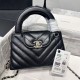Cloni Borsa shopping Chanel AS4416 Kelly Nano pelle di vitello nera firmate
