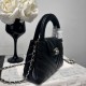 Cloni Borsa shopping Chanel AS4416 Kelly Nano pelle di vitello nera firmate