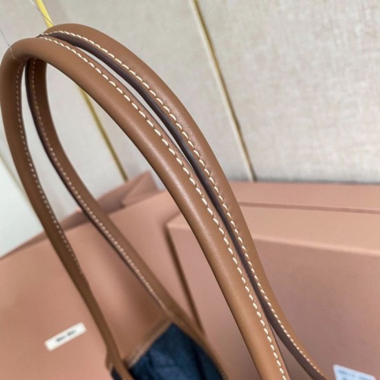 Replica di lusso Borsa a tracolla Miu Miu Ivy denim con finiture pelle 5BG231 Blu Imitazioni Cloni Borsa a tracolla Miu Miu Ivy denim con finiture pelle 5BG231 Blu firmate