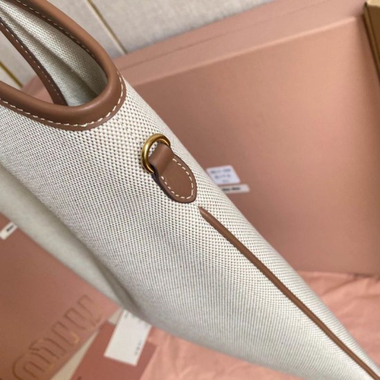 Replica di lusso Borse a tracolla Miu Miu Ivy denim con finiture pelle 5BG231 Bianca Imitazioni Cloni Borse Replica a tracolla Miu Miu Ivy denim con finiture pelle 5BG231 Bianca firmate