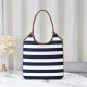 Replica di lusso Imitazioni borse griffate tote tela Ivy di Miu Miu 5BG231 blu navy con righe bianche Imitazioni Cloni Imitazioni borse griffate tote tela Ivy di Miu Miu 5BG231 blu navy con righe bianche firmate