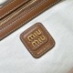 Replica di lusso Imitazioni borse griffate tote tela Ivy di Miu Miu 5BG231 blu navy con righe bianche Imitazioni Cloni Imitazioni borse griffate tote tela Ivy di Miu Miu 5BG231 blu navy con righe bianche firmate