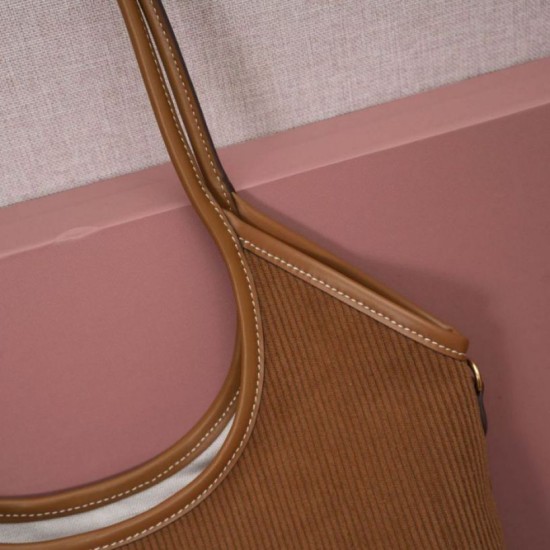 Replica di lusso Borsa a tracolla/hobo Miu Miu Ivy velluto a coste 5BG231 Marrone Imitazioni Cloni Borsa a tracolla/hobo Miu Miu Ivy velluto a coste 5BG231 Marrone firmate