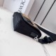 Cloni Bora Pari replica a tracolla LOEWE Mini Flex tela e pelle scamosciata marrone/nera firmate