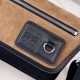 Cloni Bora Pari replica a tracolla LOEWE Mini Flex tela e pelle scamosciata marrone/nera firmate