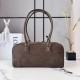 Replica di lusso Borse Imitazioni a tracolla Loewe Amazona 31 pelle nabuk granulata marrone Imitazioni Cloni Borse Imitazioni a tracolla Loewe Amazona 31 pelle nabuk granulata marrone firmate