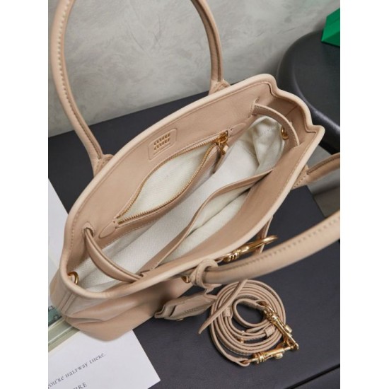 Replica di lusso Borse tote pelle Miu Miu Adventure 5BA292 Bianco Crema Imitazioni Cloni Borse tote pelle Miu Miu Adventure 5BA292 Bianco Crema firmate